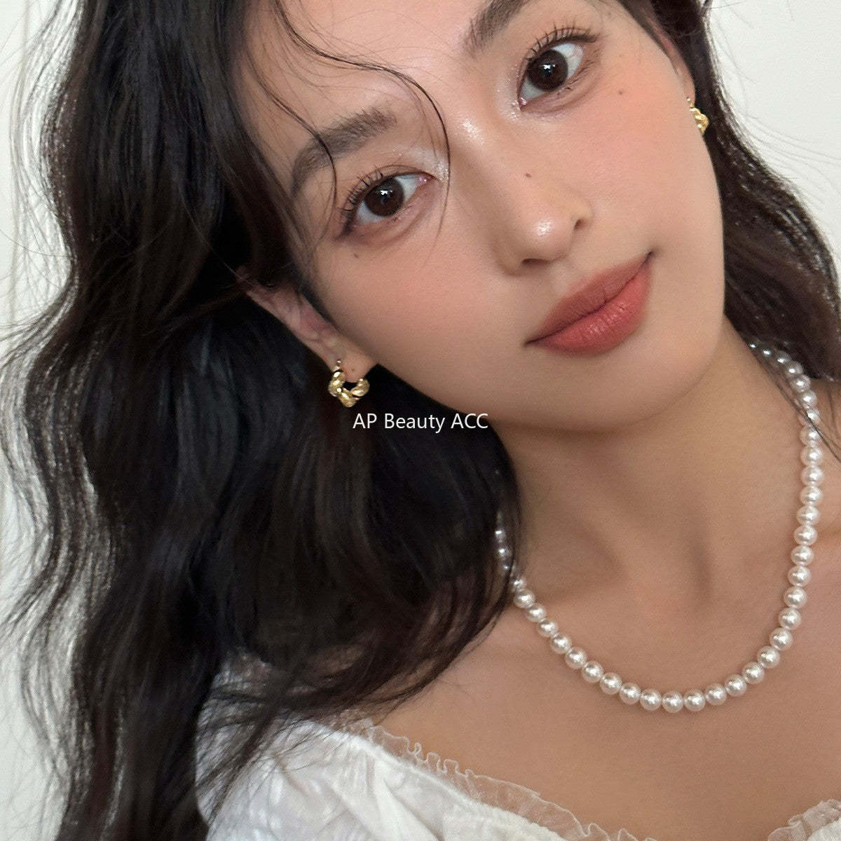 C廠-法式慵懶風銀針鋯石耳環女小眾高級感氣質百搭牛角包耳扣精緻耳飾「EH-4116」25.10-5