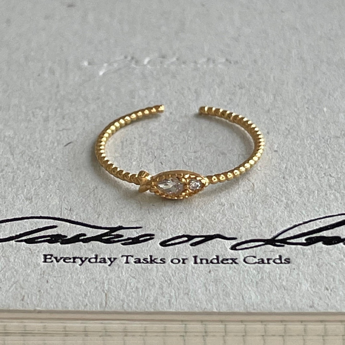 F廠-韓版小紅書ins簡約S925純銀鋯石小魚戒指設計感個性戒指圓「J2144」25.11-3