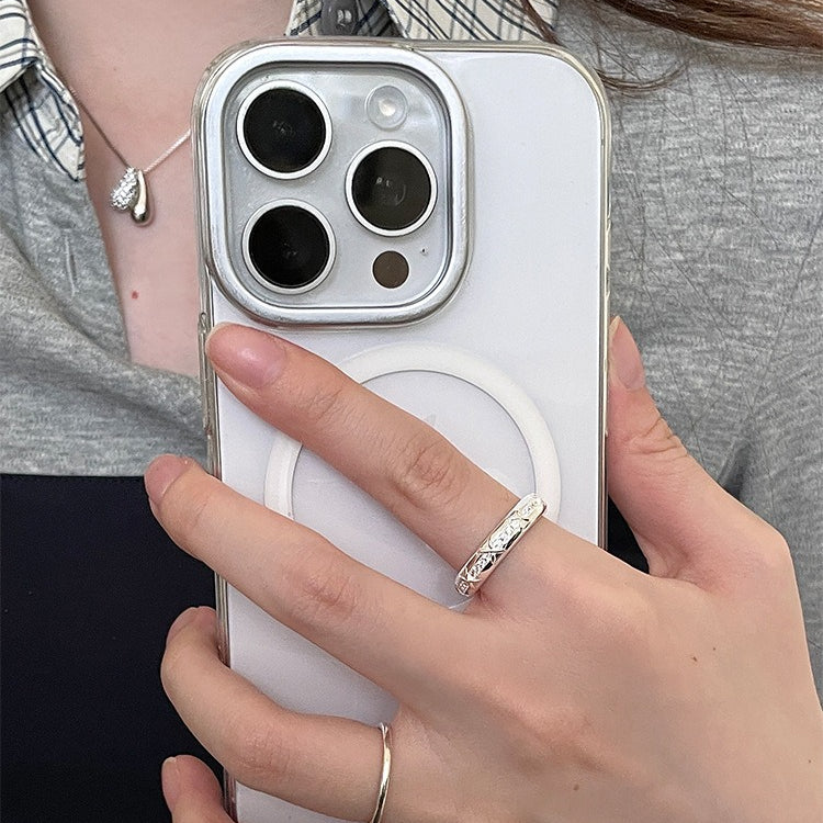 C廠-輕奢小香風爆閃鋯石戒指女高級感個性開口食指戒簡約小眾百搭指環「JZ-0727」25.11-1