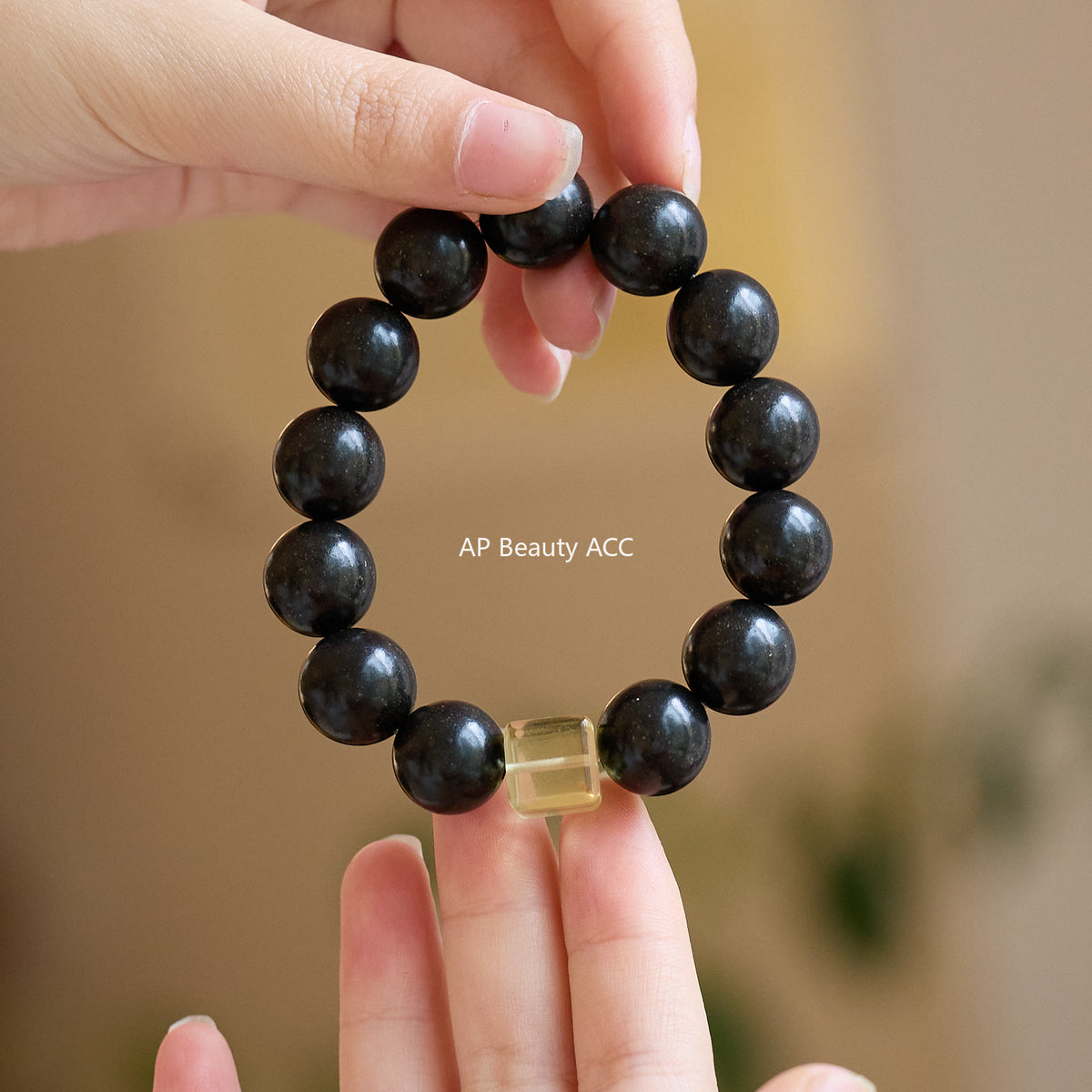 AS廠-天然息肌丸合香珠手串古法安神中藥香男款百搭黃水晶方糖手串批發「151X484」25.10-3