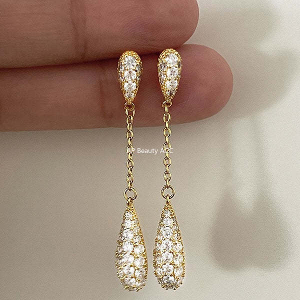 C廠-趙露思許妍同法式長流蘇耳環蚊香盤耳夾耳飾耳釘「EH-2450-SJ」25.12-1