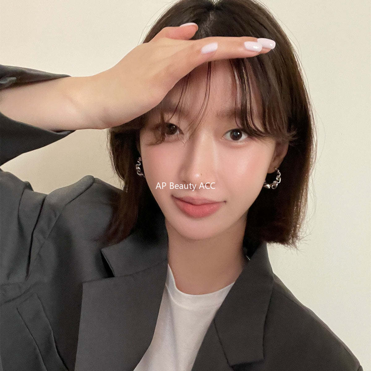 C廠-歐美ins風不規則皺摺耳夾女小眾不規則高級感無耳洞耳環秋冬耳飾「EJ-59」25.12-1