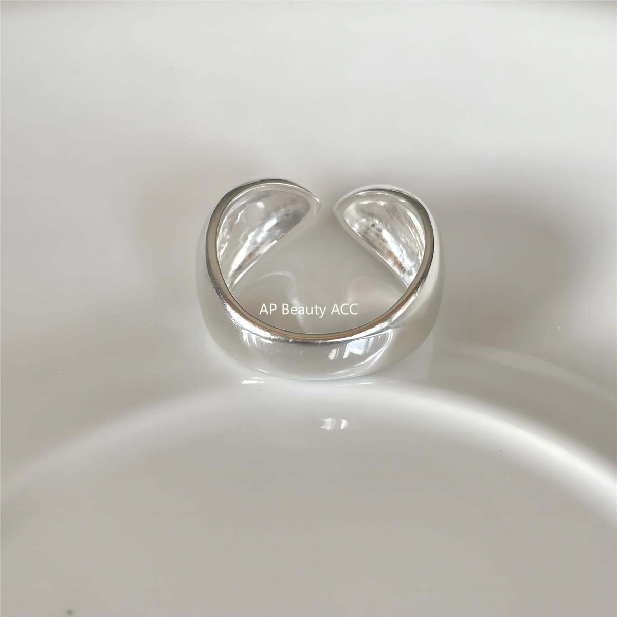 F廠-韓版飾品925純銀水滴對稱戒指個性小紅書設計感INS戒指指「J1902」25.12-2