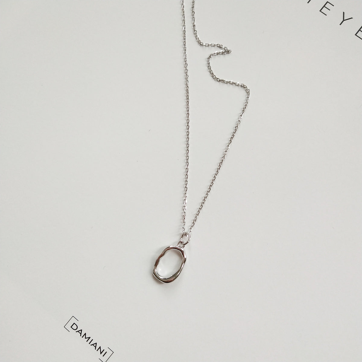 F廠-韓國韓版飾品 925純銀不規則設計款項鍊「B328」25.06-1