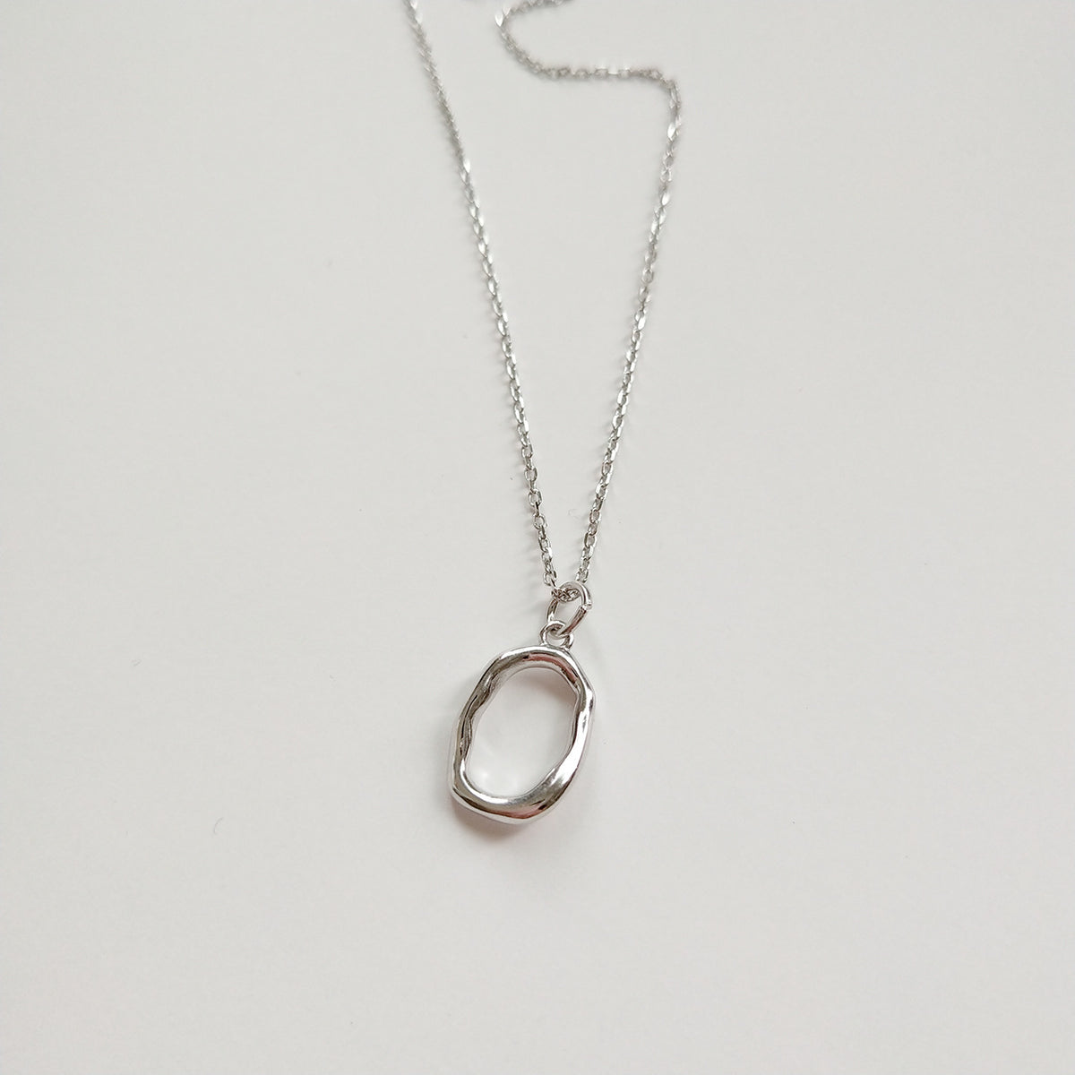 F廠-韓國韓版飾品 925純銀不規則設計款項鍊「B328」25.06-1