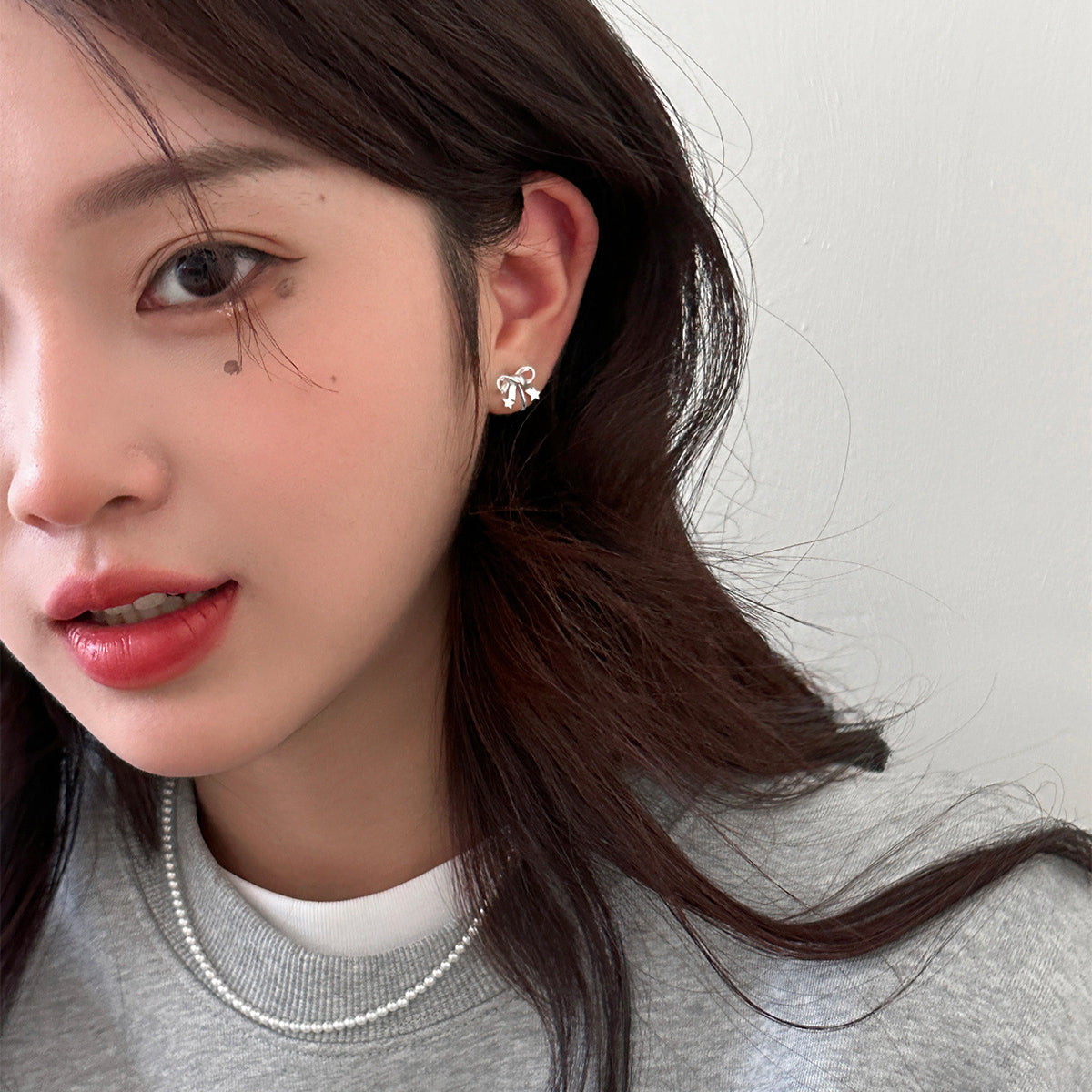 C廠-簡約日常星星蝴蝶結耳夾女2025年新款氣質小眾設計感百搭耳環耳飾「EJ-26」25.08-5