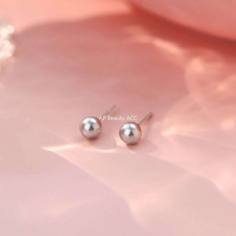 D廠-S999足銀簡約珍珠耳環女輕奢法式復古氣質高級甜美溫柔感耳飾「YC7165E」25.10-4