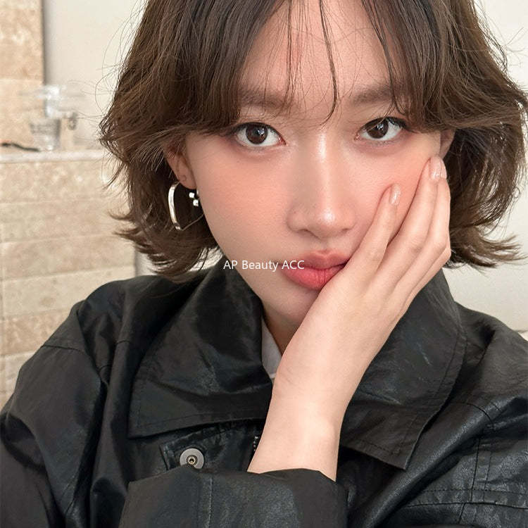 C廠-法式復古簡約愛心耳釘女小眾設計感百搭高級銀針耳環甜美秋冬耳圈「EH-4304」25.11-4