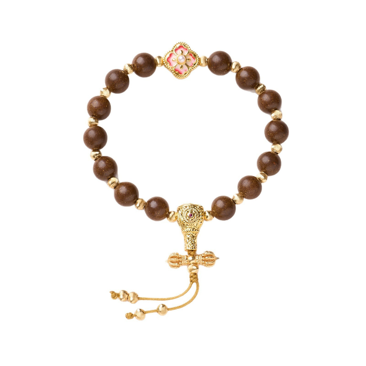 AS廠-天然鵝梨合香珠手串新中式非遺古法手工中藥香金剛杵手串成品批發「081X532」25.10-3