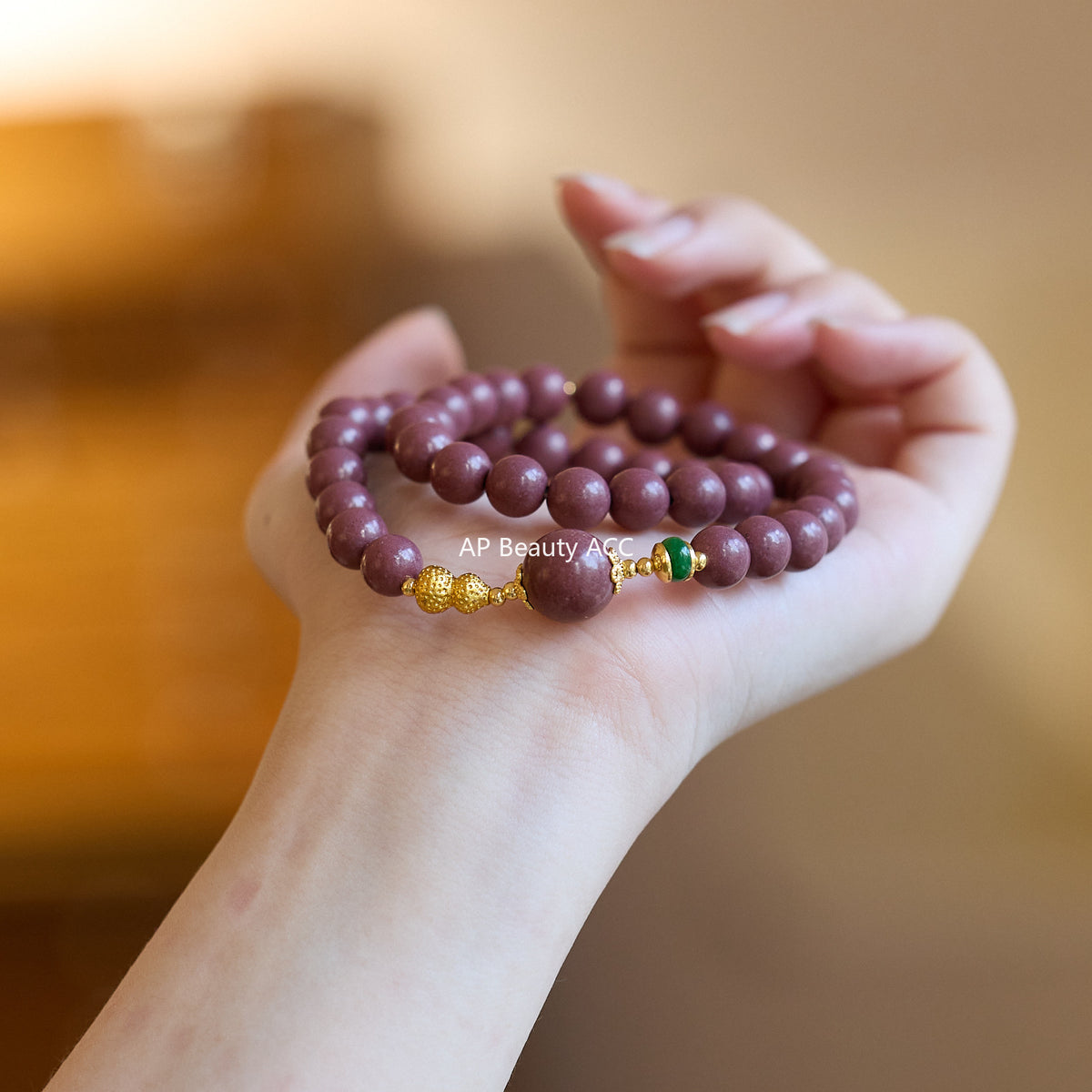 AS廠-天然中藥香芳華合香珠手串雙圈古法手工葫蘆新中式文玩批發「082X519」25.10-3