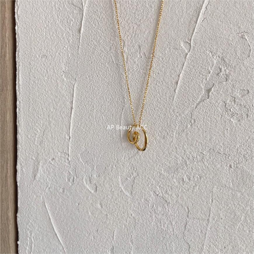 F廠-韓國韓版925純銀愛心項鍊簡約ins網紅小紅書項鍊「B1221」25.11-1