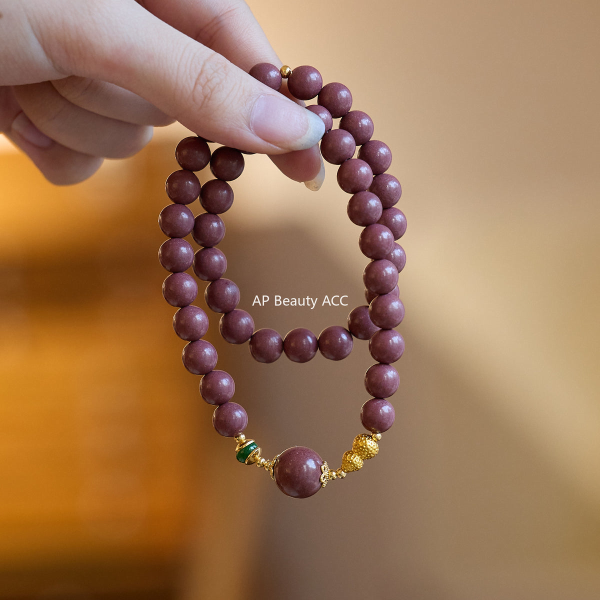 AS廠-天然中藥香芳華合香珠手串雙圈古法手工葫蘆新中式文玩批發「082X519」25.10-3