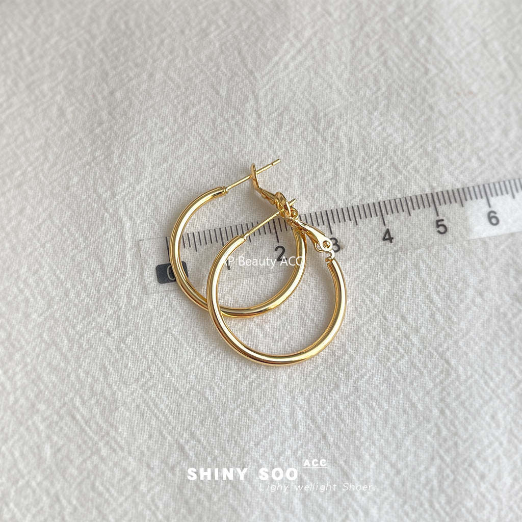 A廠-極簡主義時尚高級感簡約圓圈大耳環個性小眾ins冷淡風耳飾女 工廠「7120-7131」25.11-3