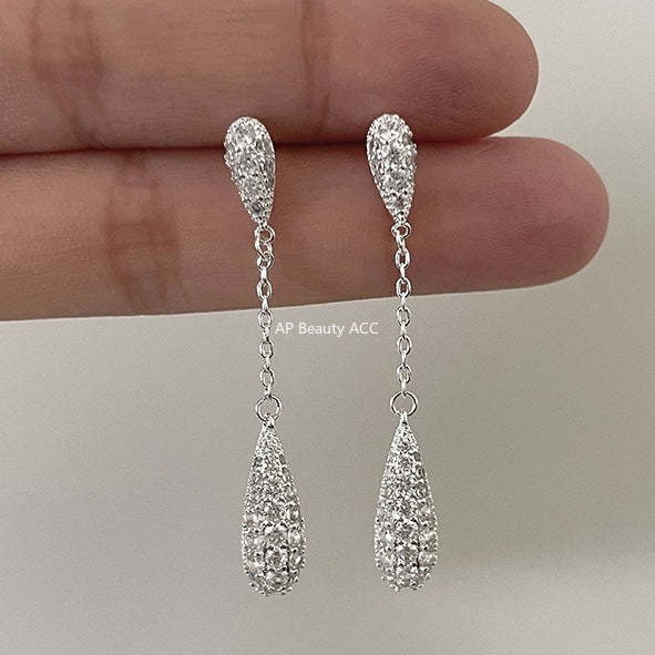 C廠-趙露思許妍同法式長流蘇耳環蚊香盤耳夾耳飾耳釘「EH-2450-SJ」25.12-1