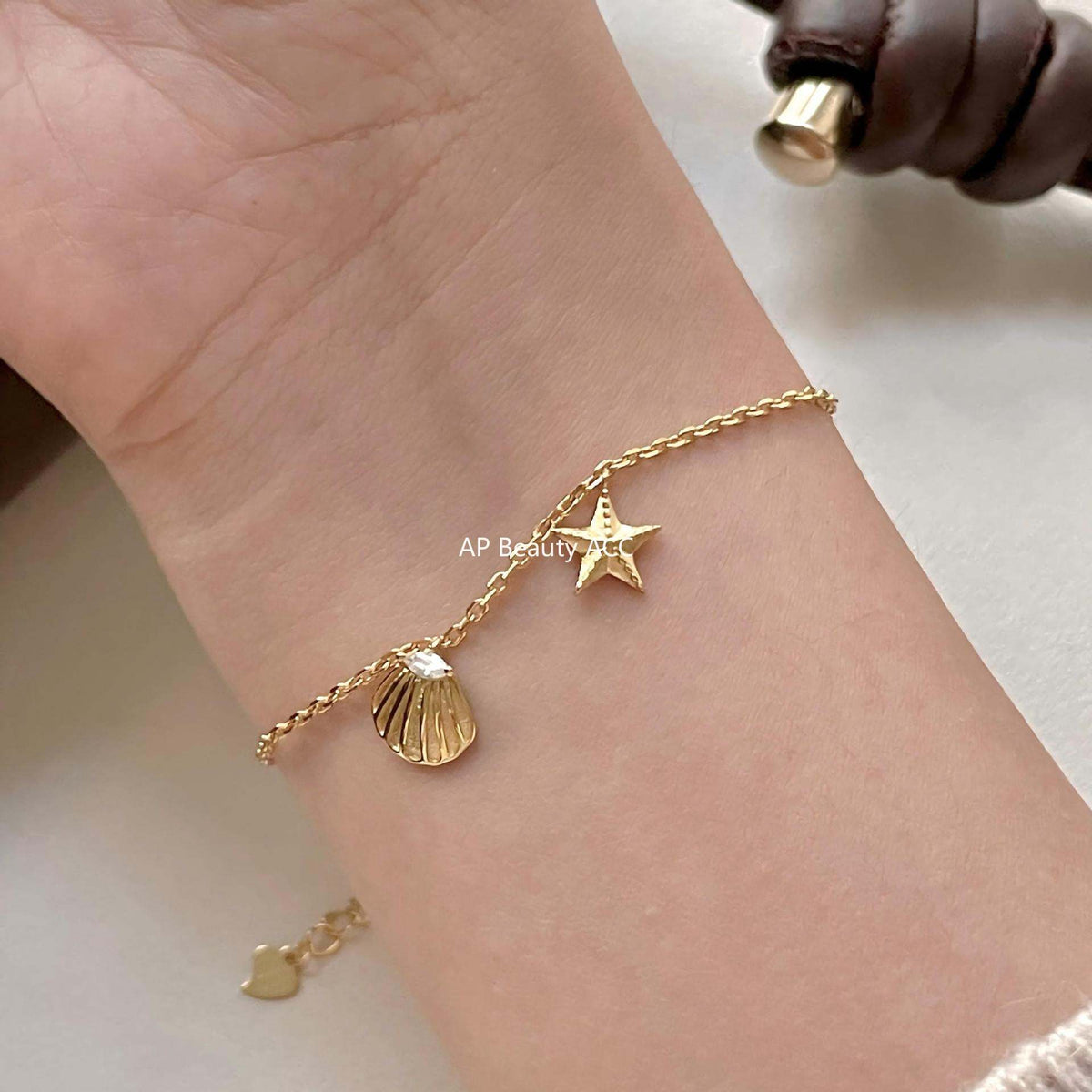 F廠-韓國韓國 S925純銀海星貝殼手鍊簡約INS小紅書幾何形手鍊「A393」25.11-3