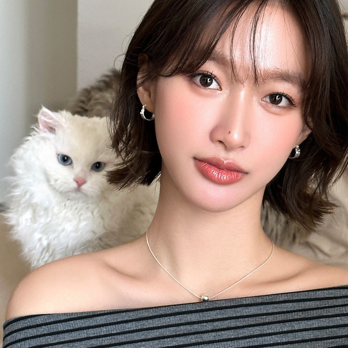 C廠-韓版獨特錫紙肌理銀針耳環女輕奢高級感小眾設計耳圈氣質百搭耳飾「EH-3848」25.07-3