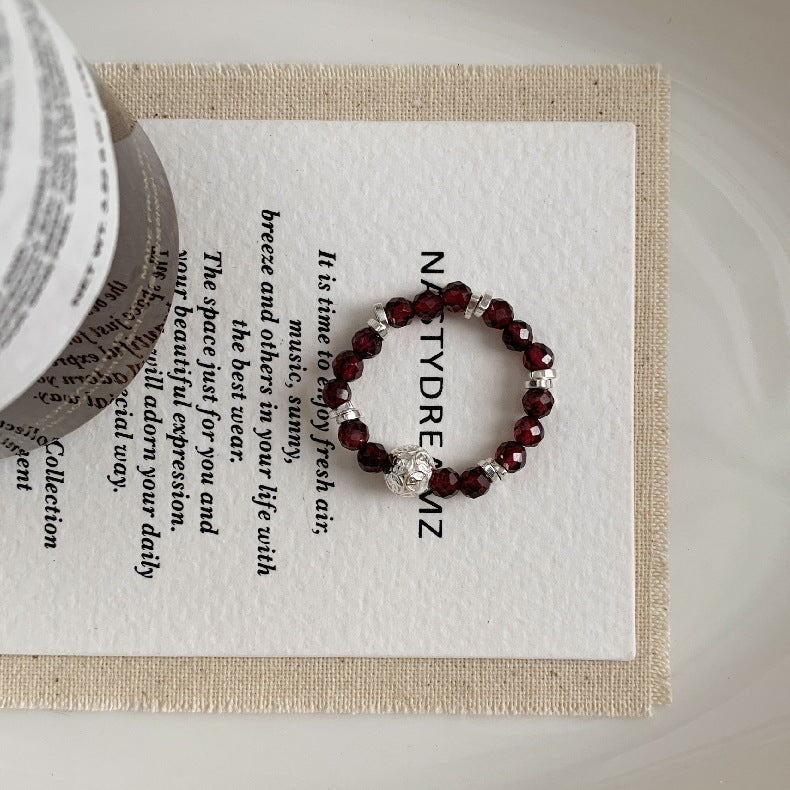 C廠-古風宮廷風葫蘆繡球愛心錢幣大象吉祥淡水珍珠彈力S925純銀戒指「RA」25.11-4