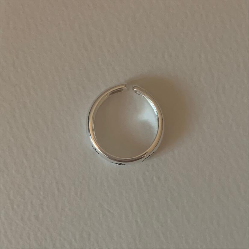 F廠-韓版飾品925純銀天氣雲朵戒指簡約小紅書個性INS流行首飾「J1912」25.10-1