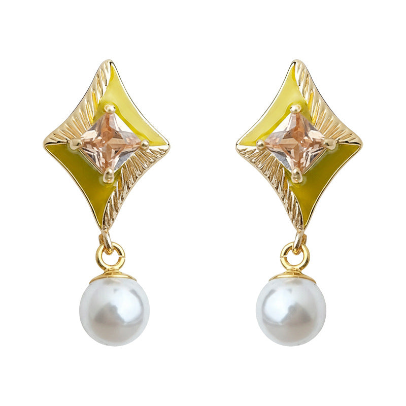 A廠-原創幾何時尚高級感925銀針創意個性新款設計師耳飾工廠耳環 飾品「7216」25.12-3