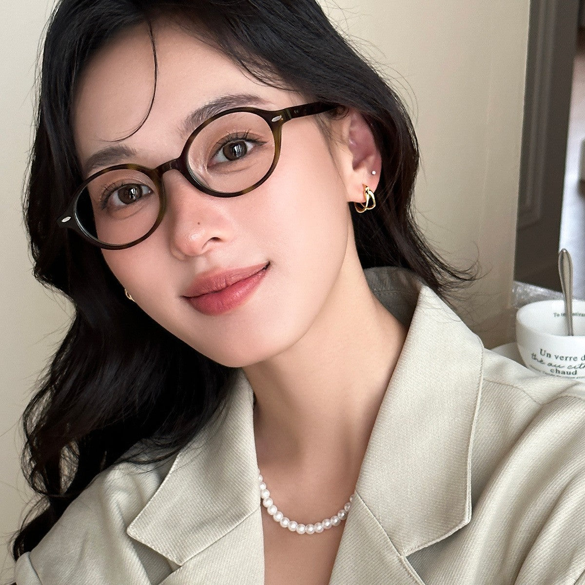 C廠-歐美復古氣質雙層疊戴風銀針耳環簡約小眾爆款耳飾輕奢高級感耳扣「EH-3779」25.09-1