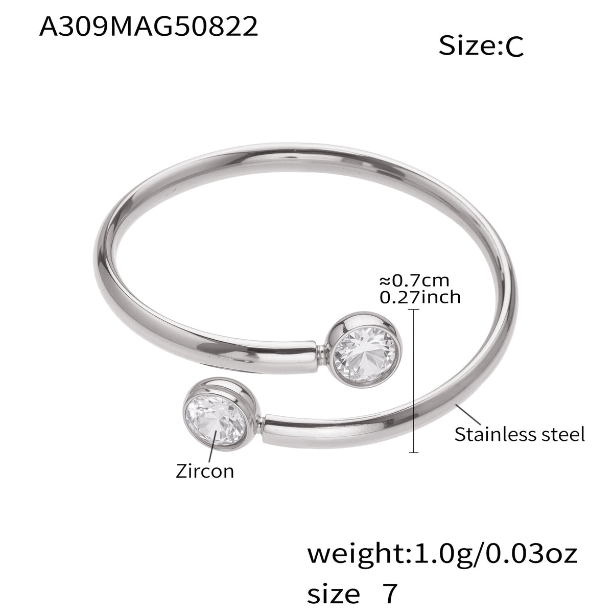 B廠-超閃5A鋯石小鑽尾戒三件套戒指不鏽鋼18k鍍金飾品跨境rings「A309-A312-A313」25.09-4
