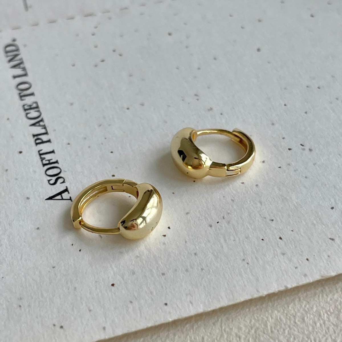 F廠-韓國韓版925純銀弧形耳扣耳環簡約氣質百搭ins風耳飾「C1422」25.11-4