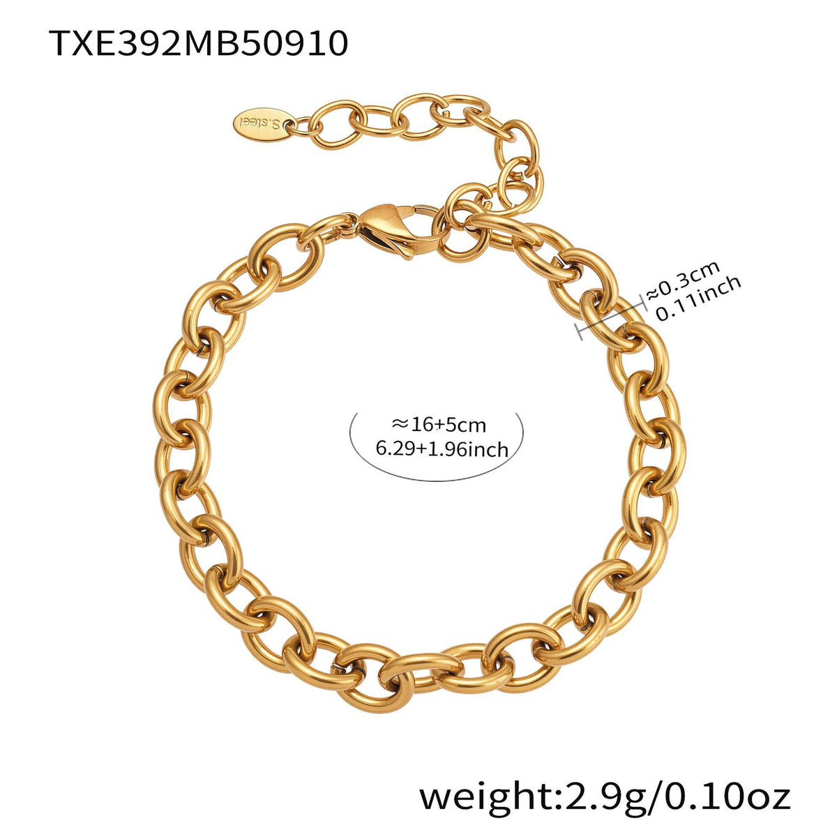 B廠-新款不鏽鋼DIY多吊墜小蜜蜂項鍊手鍊腳鏈套裝小眾時尚飾品「TXP392」25.09-3