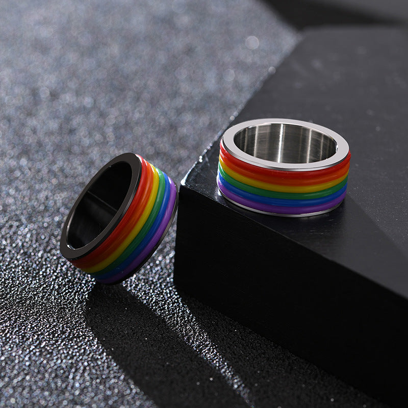 G廠-歐美戒指 ring  批發不鏽鋼飾品 鈦鋼彩色戒指配飾「PR-001」25.05-2