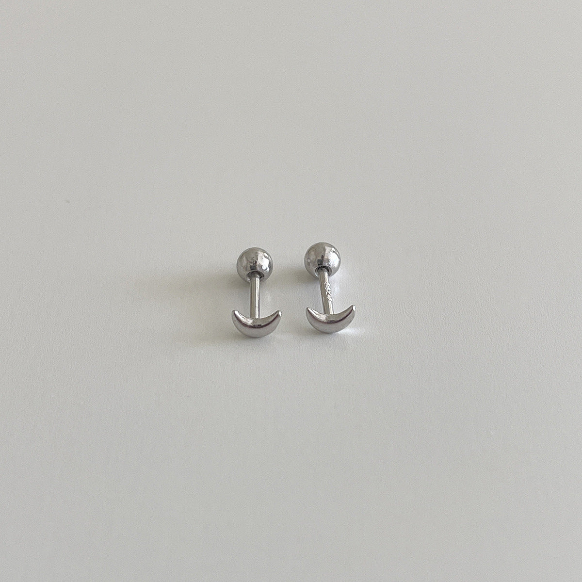 C廠-925純銀輕奢蝴蝶結耳釘女韓風簡約日常星星月亮耳環小眾高級耳飾「EH-4256」25.11-3