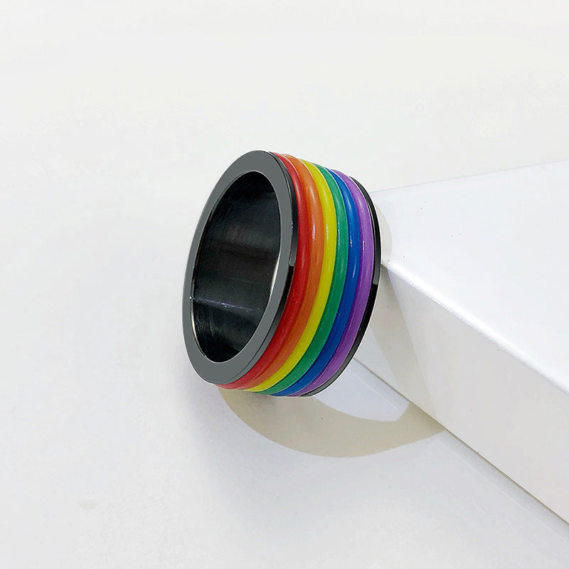G廠-歐美戒指 ring  批發不鏽鋼飾品 鈦鋼彩色戒指配飾「PR-001」25.05-2
