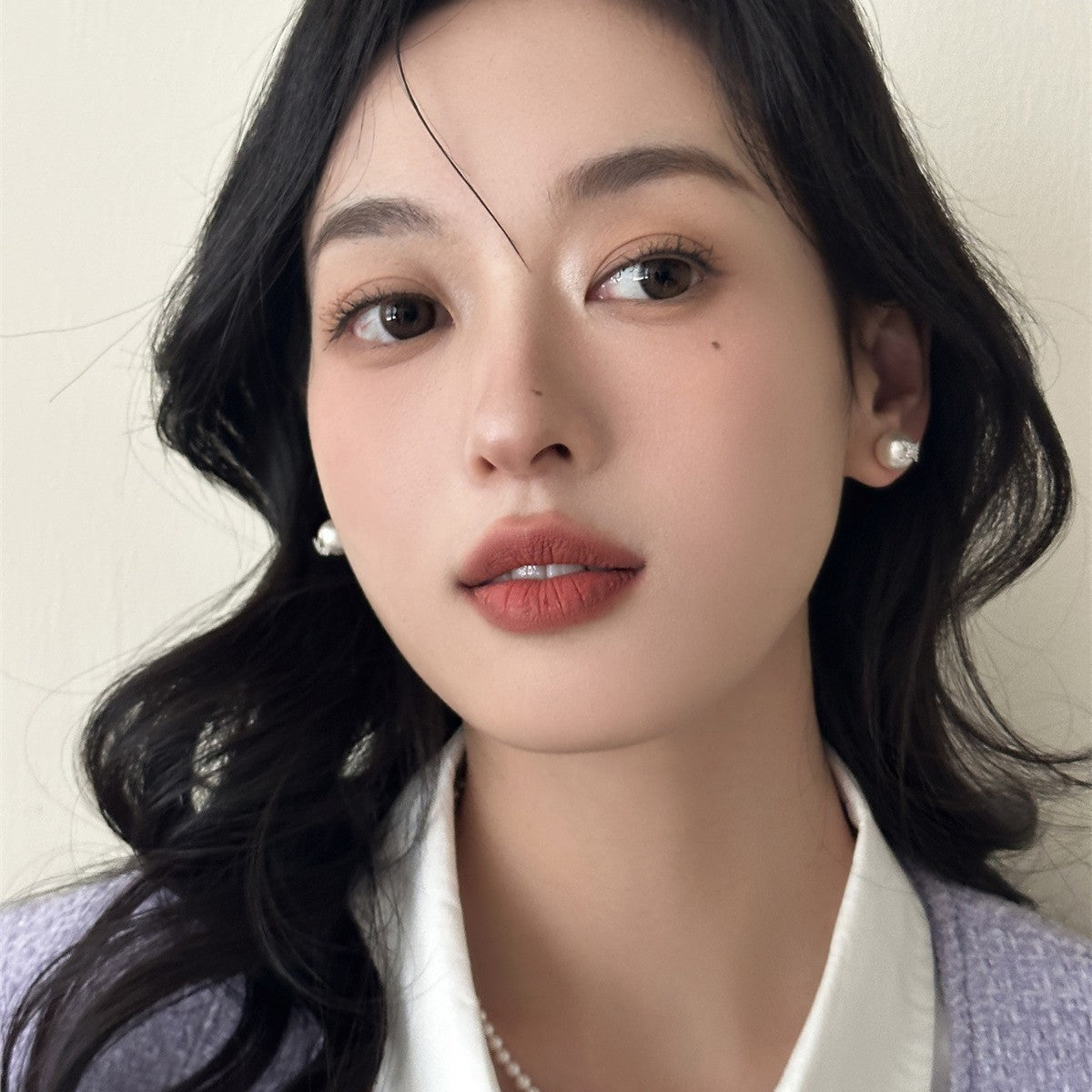 C廠-法式復古珍珠耳釘女輕奢溫婉氣質銀針鋯石耳環簡約高級感星星耳飾「EH-3575」25.05-4