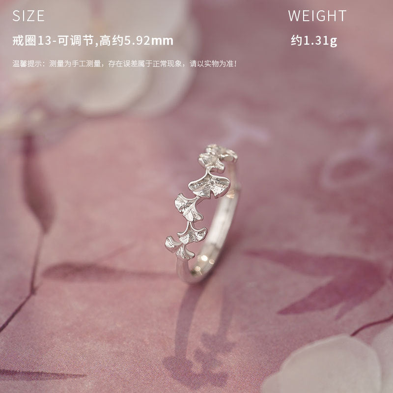 D廠-原創S999足銀 福雅系列戒指小眾獨特新中式淡雅百搭手飾批發「YC5210R_1 YC5110R_1 YC5307R_1」25.05-2
