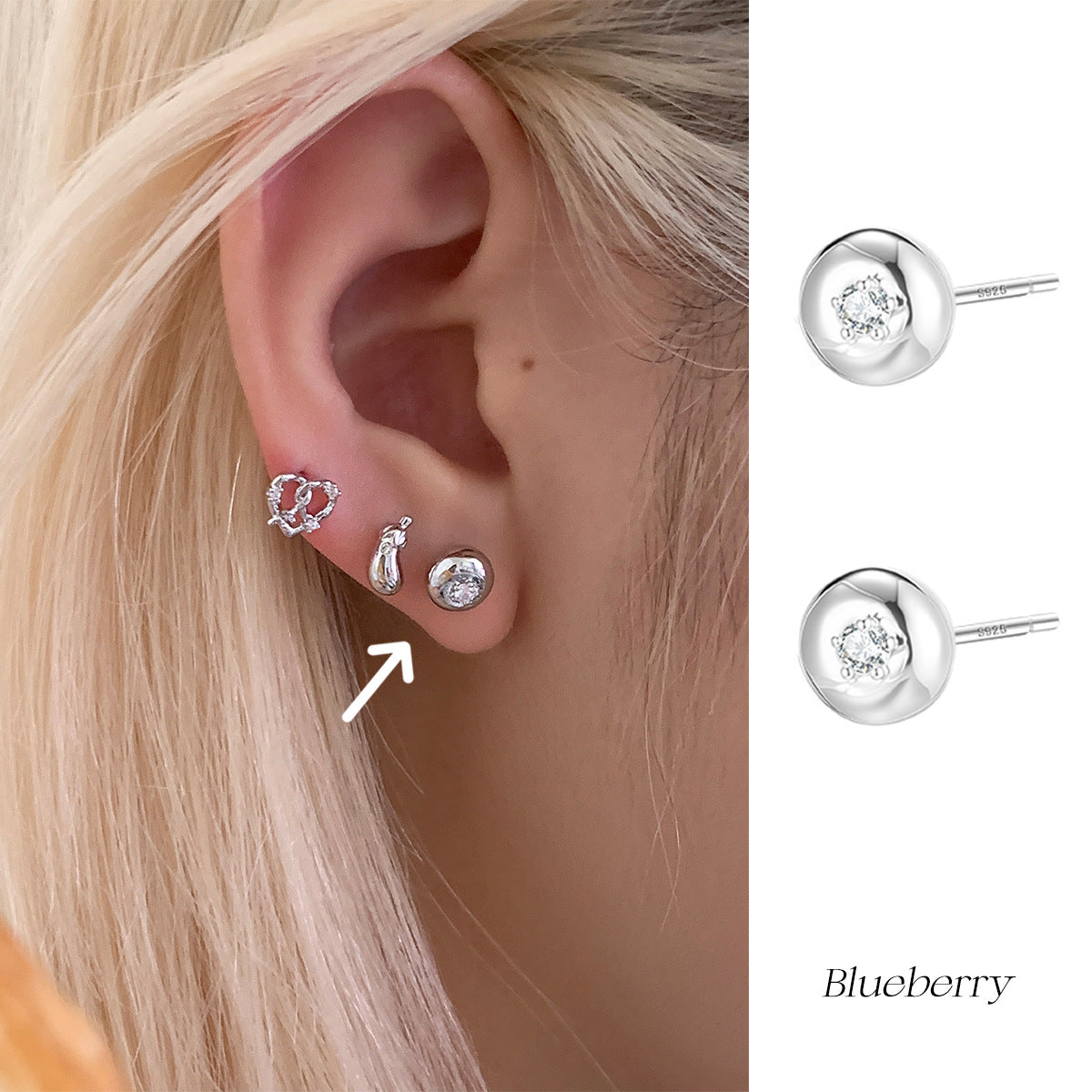 C廠-925銀針蔬菜茄子耳釘女森系小清新獨特牛油果耳環輕奢高級感耳飾「EH-4260」25.11-3