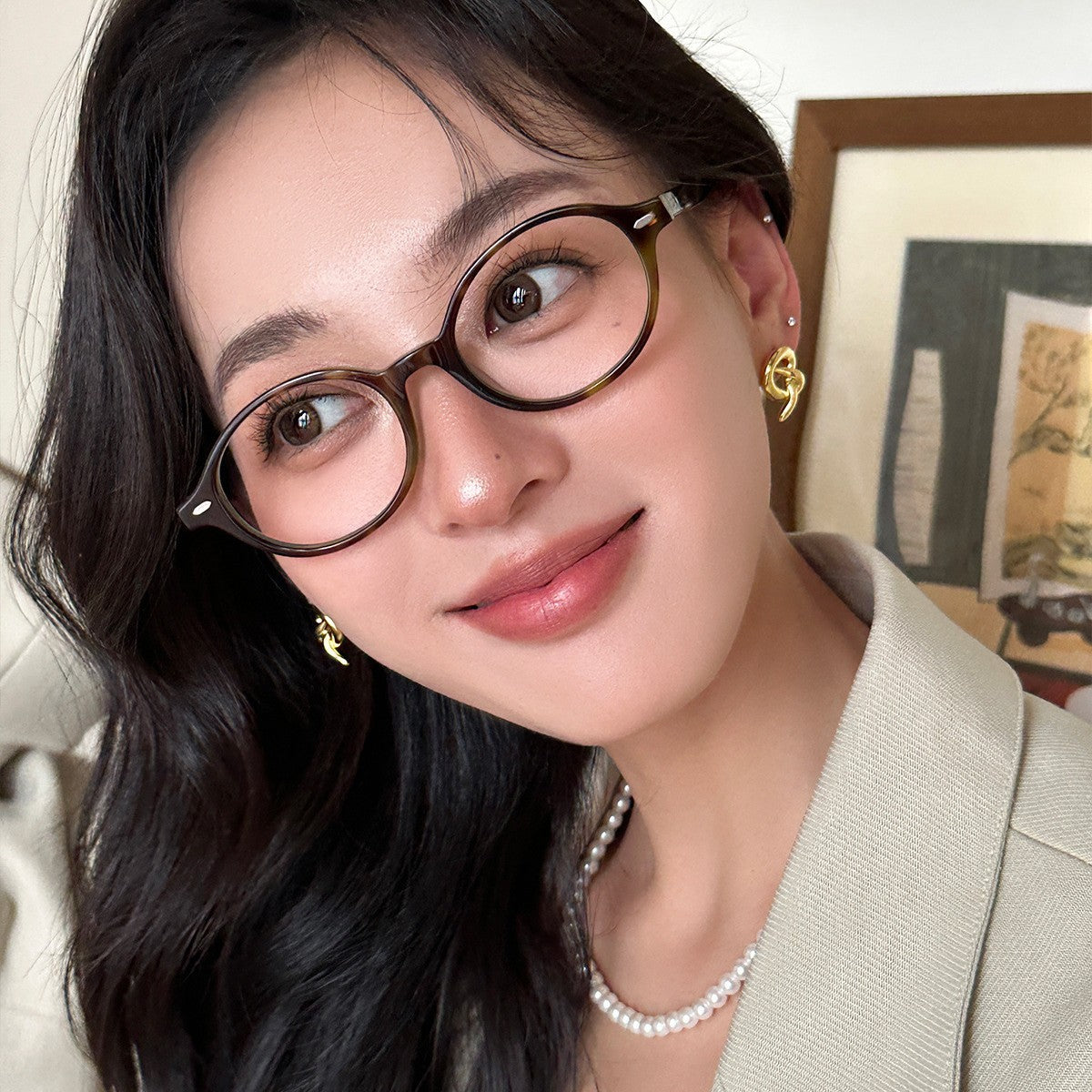 C廠-韓版不規則愛心耳釘女精緻小眾打結銀針耳環時尚個性ins風耳飾「EH-3782」25.07-3