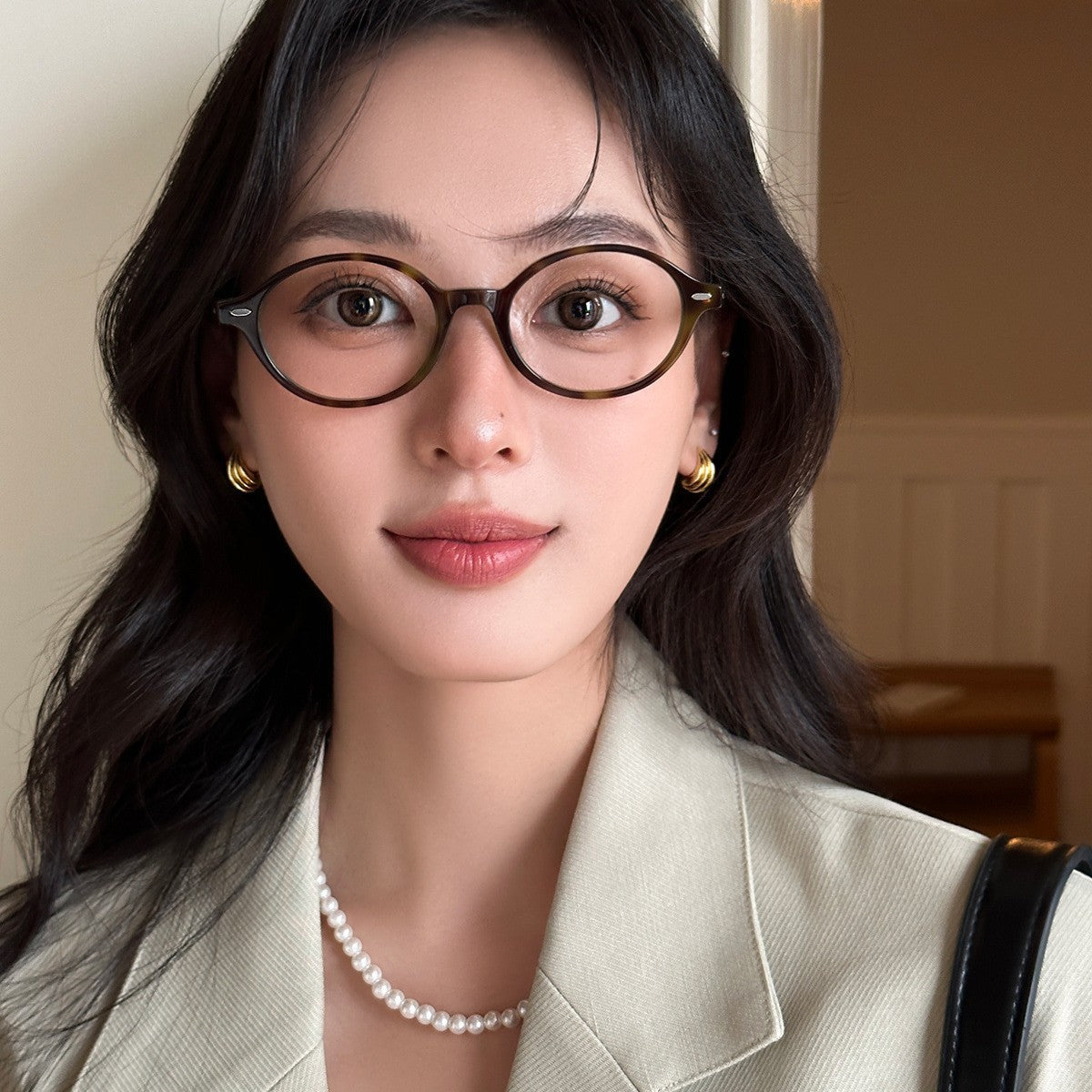 C廠-歐美時尚簡約創意貝殼耳釘女個性輕奢高級感銀針耳環百搭日常耳飾「EH-3788」25.09-1