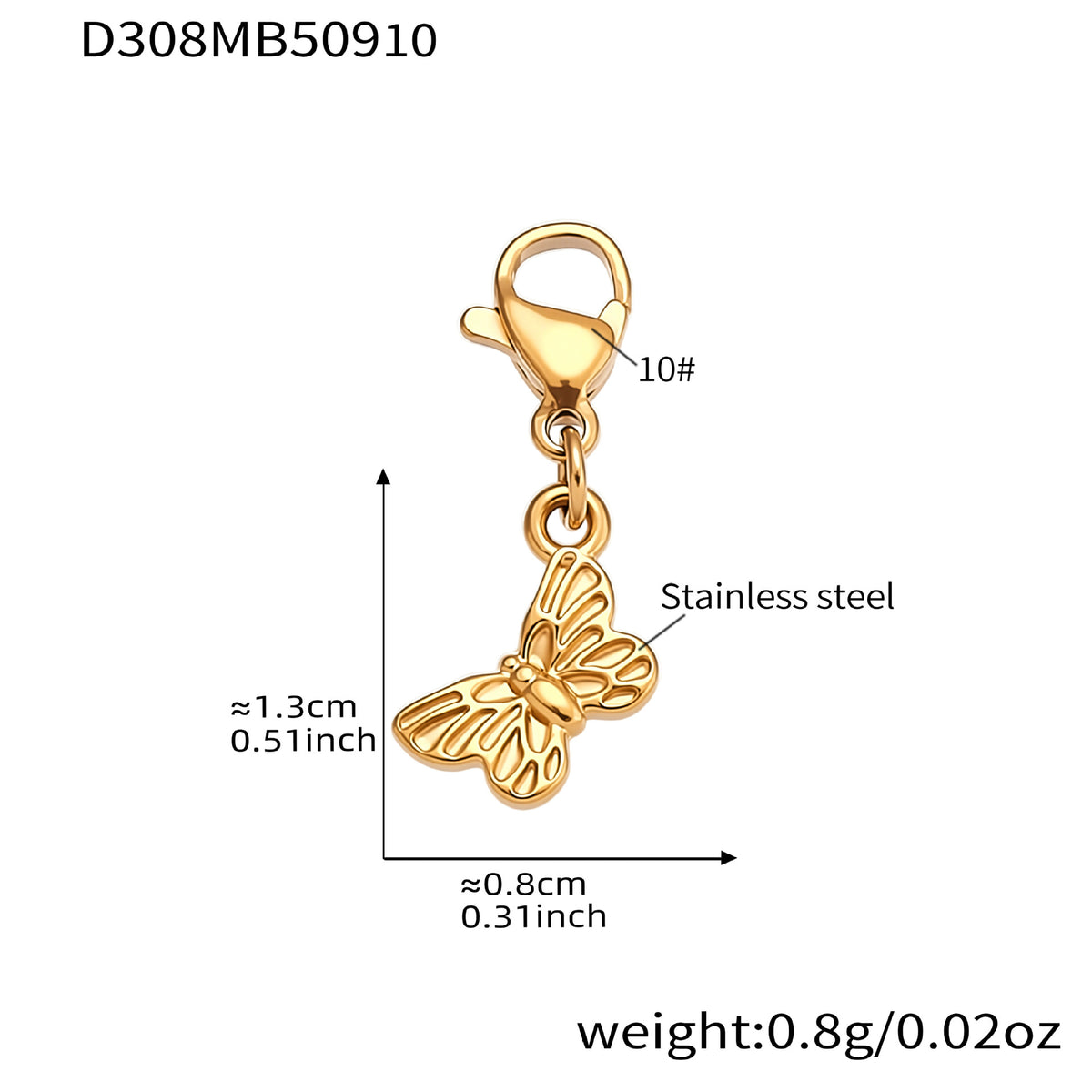 B廠-新款不鏽鋼DIY多吊墜小蜜蜂項鍊手鍊腳鏈套裝小眾時尚飾品「TXP392」25.09-3