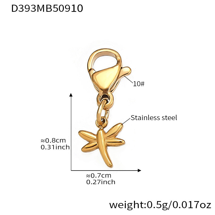 B廠-新款不鏽鋼DIY多吊墜小蜜蜂項鍊手鍊腳鏈套裝小眾時尚飾品「TXP392」25.09-3