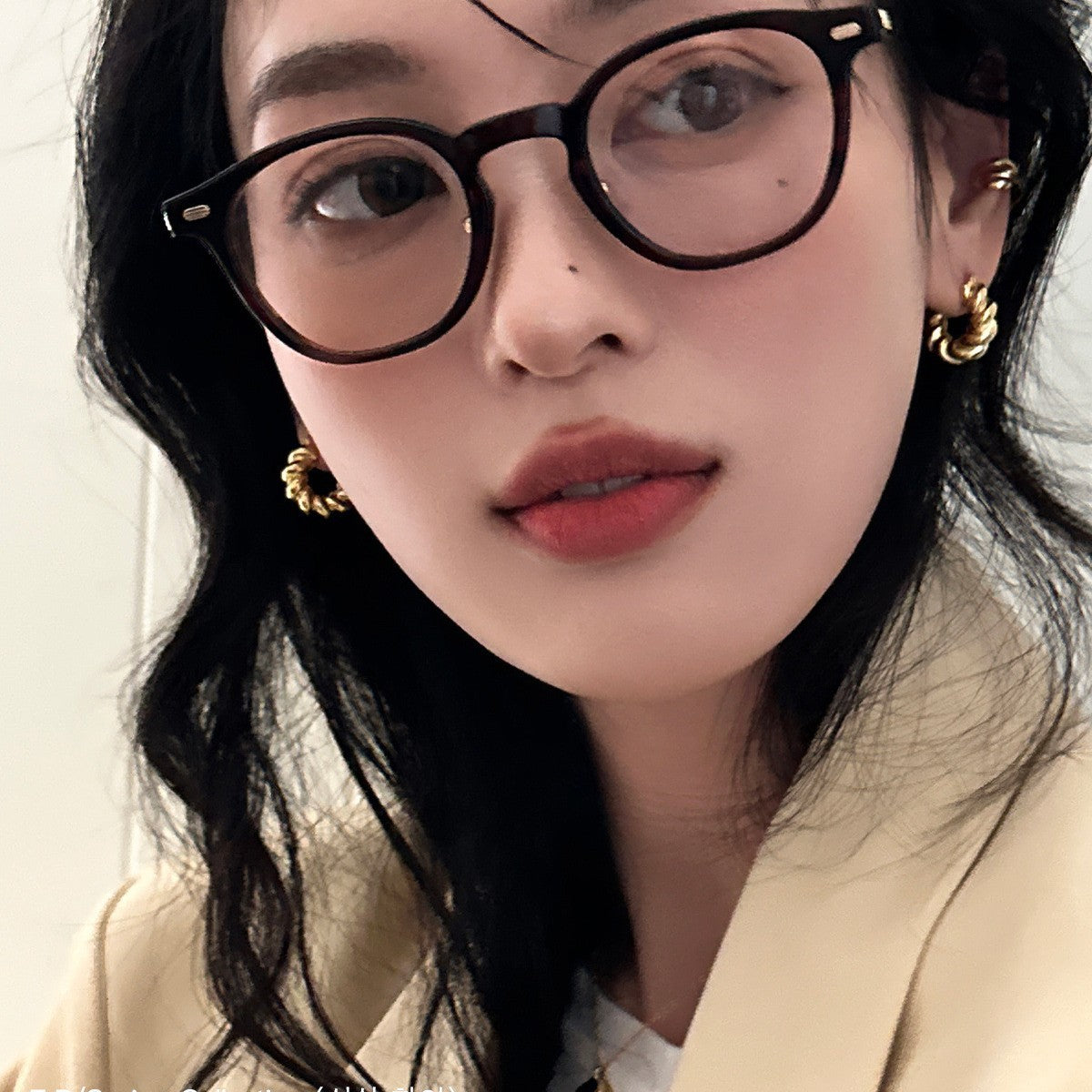 C廠-小眾設計麻花耳環女輕奢高級感銀針耳圈冷淡風韓系氣質ins風耳飾「EH-3569」25.05-4
