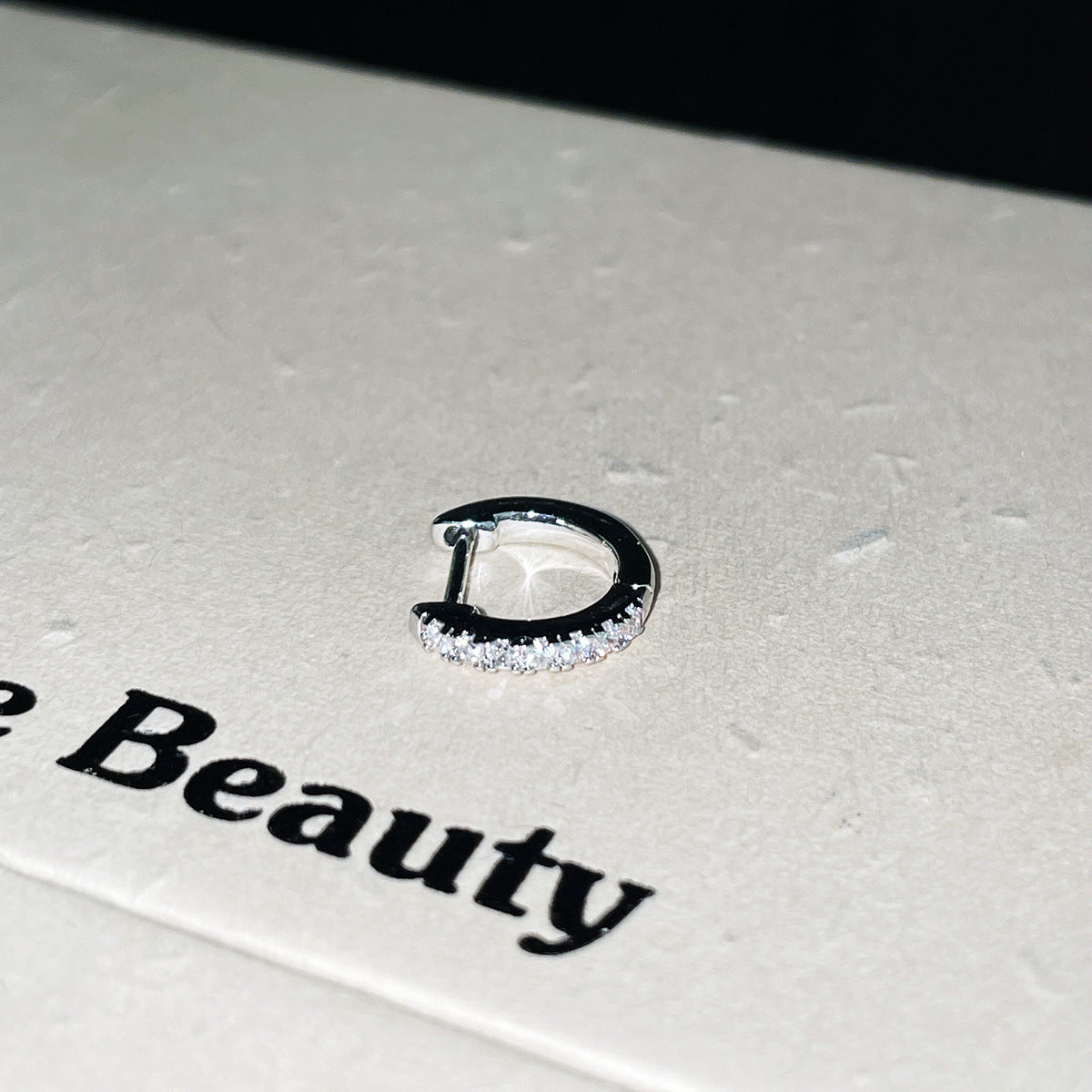 C廠-迷你精緻鈦鋼耳環女甜美多巴胺彩色鋯石耳骨圈小眾設計感高級耳飾「EH-4178」25.10-3