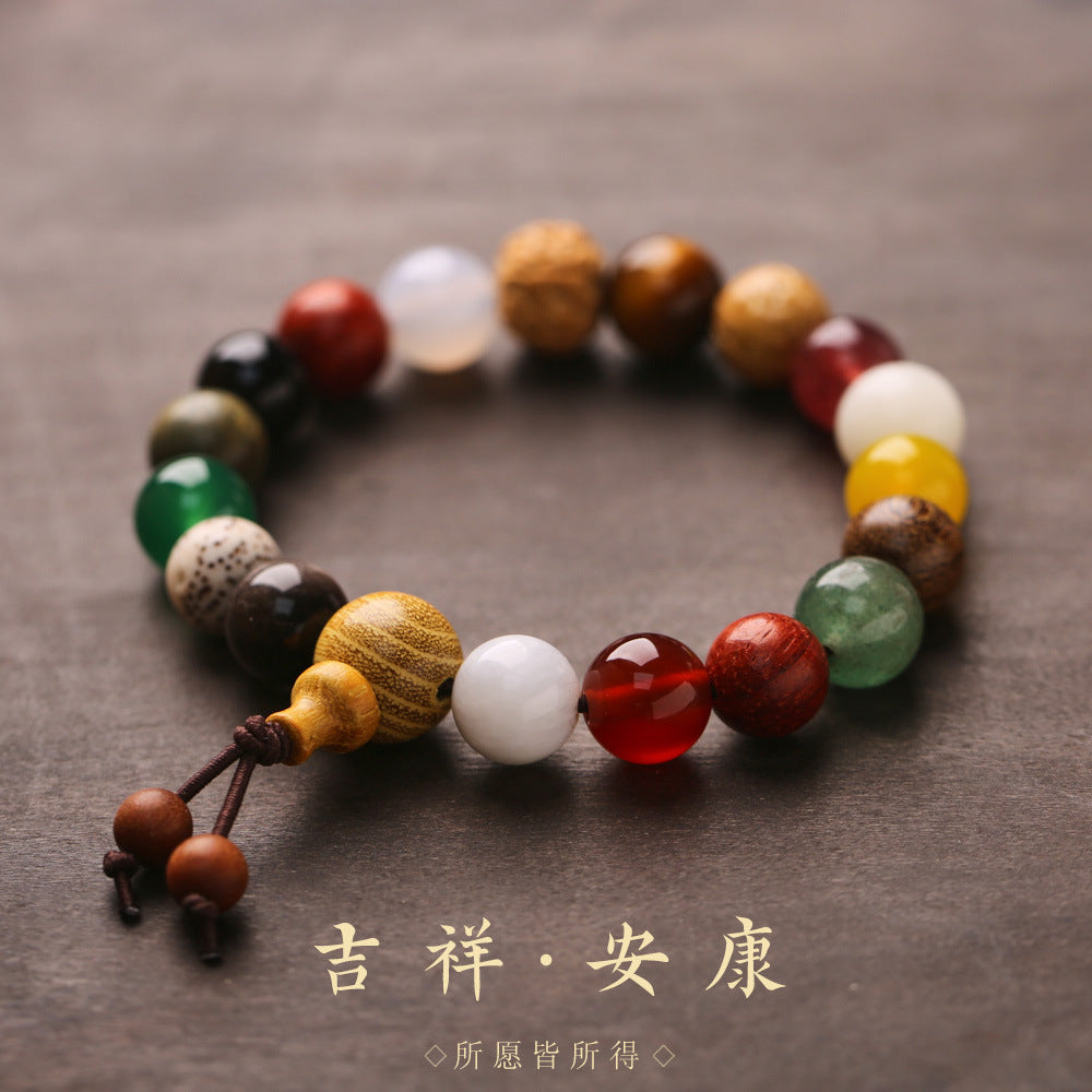 AS廠-十八籽菩提手串十八子文玩菩提手鍊寺廟景區結緣紀念品禮物批發「SL11-11-03」25.05-5