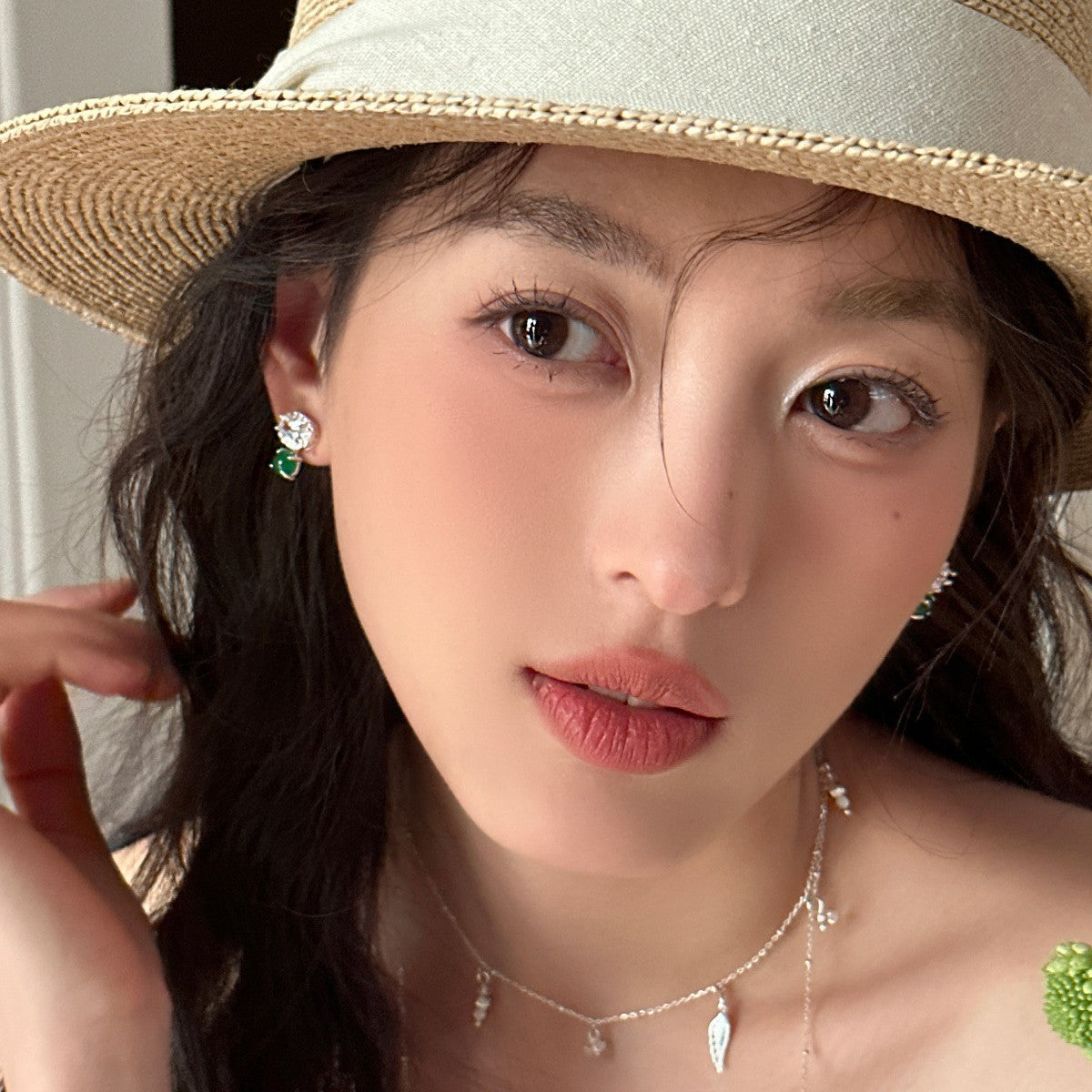 C廠-輕奢貴氣超閃鋯石耳釘女精緻時尚高級感港風復古耳環奢華氣質耳飾「EH-4047」25.09-3