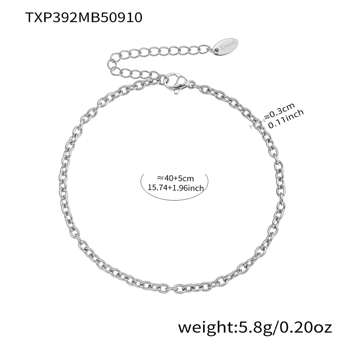 B廠-新款不鏽鋼DIY多吊墜小蜜蜂項鍊手鍊腳鏈套裝小眾時尚飾品「TXP392」25.09-3