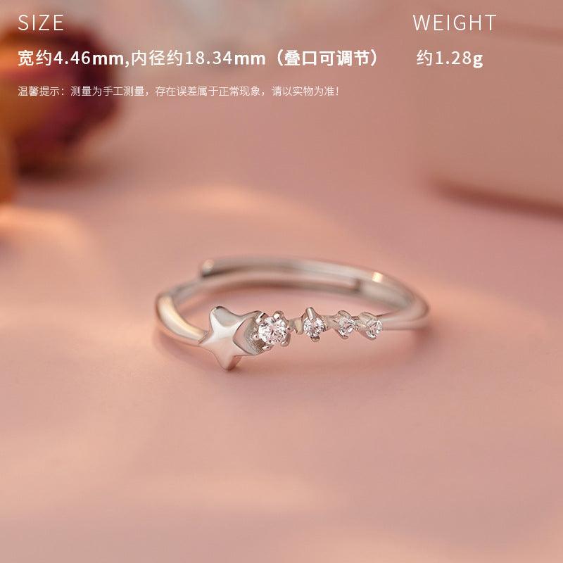 D廠-原創S925純銀悅心系列可愛蝴蝶戒指蝴蝶結戒指女甜美指環「YC3479R_1」25.04-2