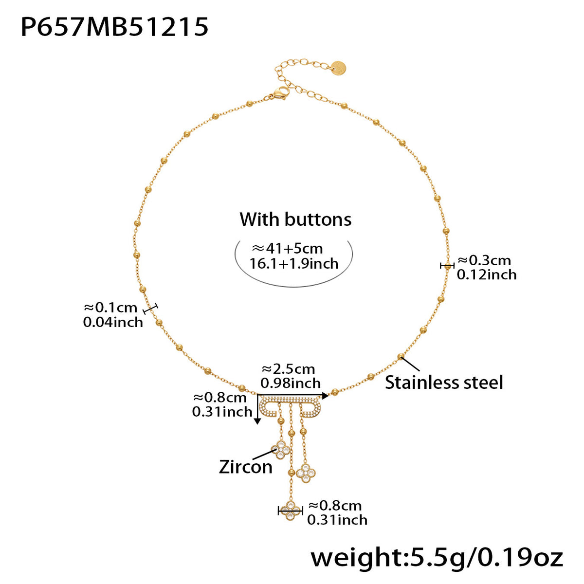 B廠-不鏽鋼貓頭鷹鑲鋯石DIY多配件愛心吊墜項鍊手鍊首飾套裝鍍18k真金「TXP528」25.12-3