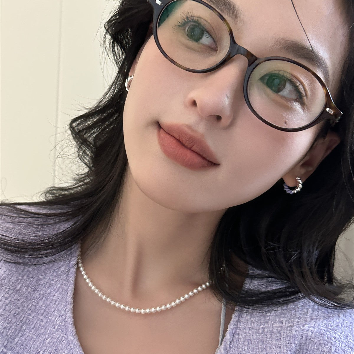 C廠-925銀針麻花耳釘女冷淡風小眾設計感撞色耳環輕奢溫婉夏天耳飾「EH-3613」25.05-5