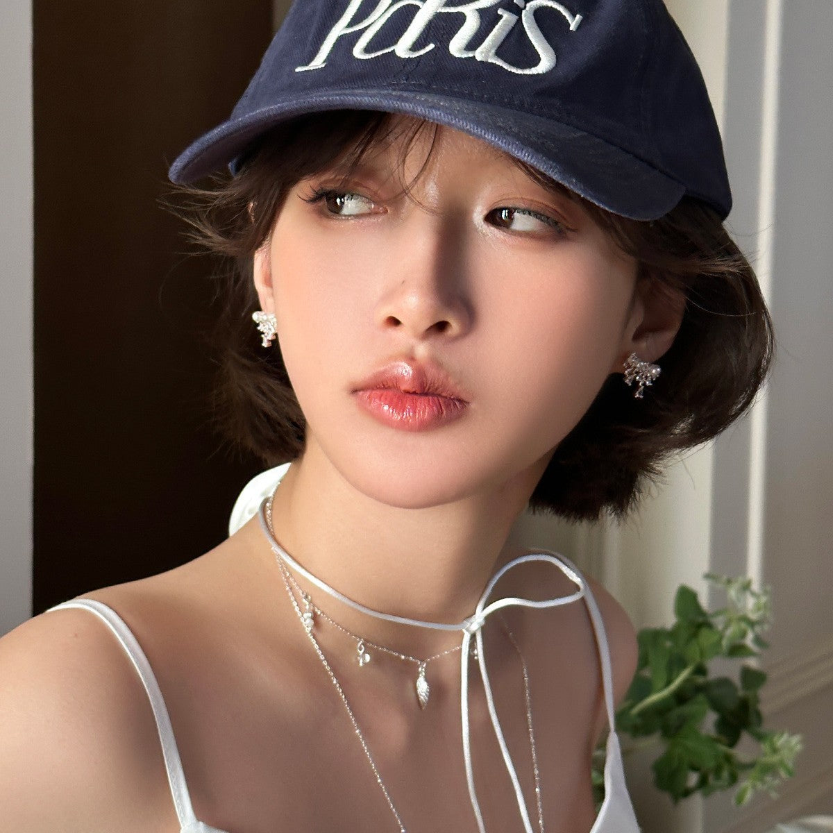 C廠-時尚輕奢流蘇鋯石耳釘女甜美氣質小香風珍珠耳環精緻高級感耳飾「EH-4014」25.09-2
