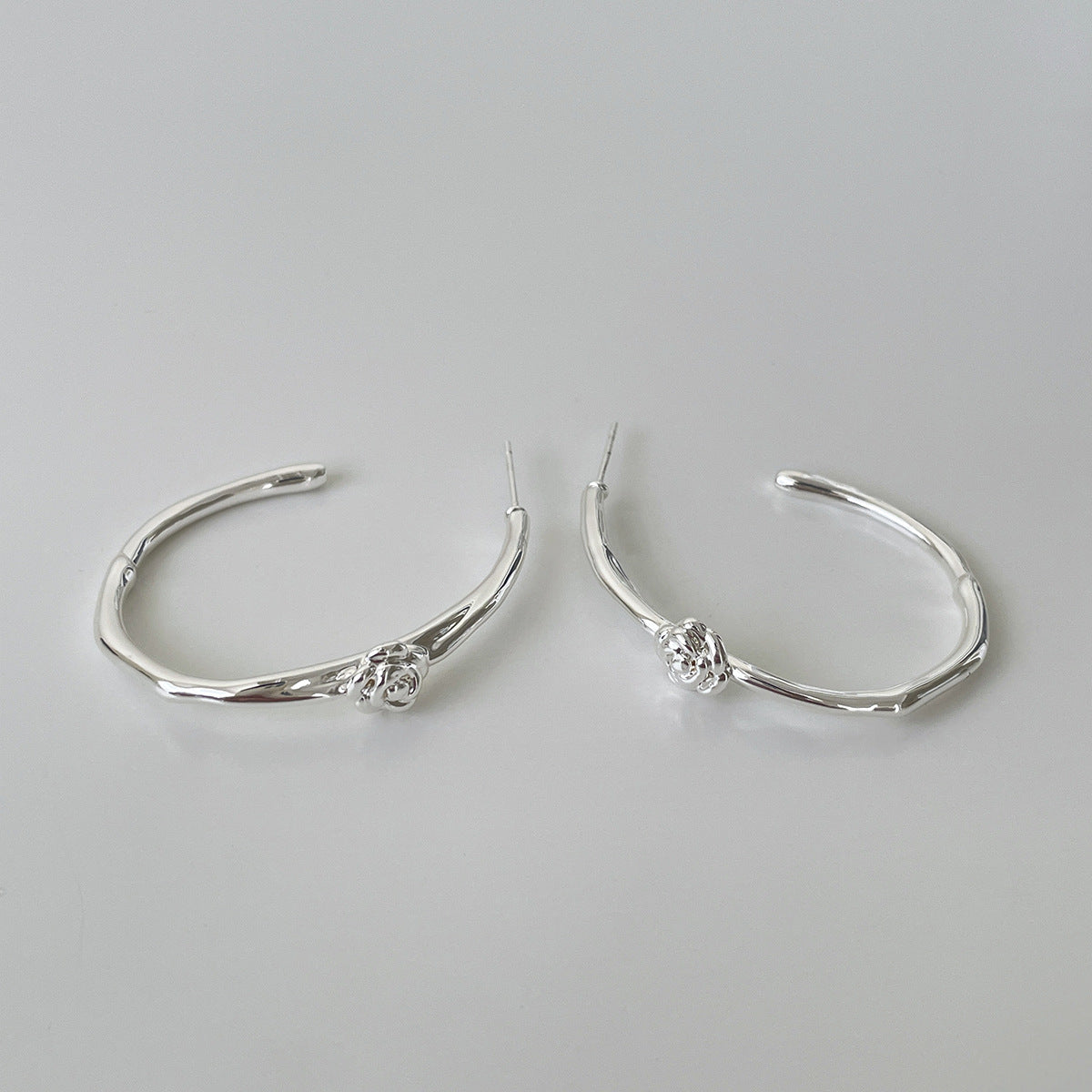 C廠-輕奢高級感玫瑰花耳釘女誇張港風大耳環森系精緻時尚氣質秋冬耳飾「EH-4138」25.11-2