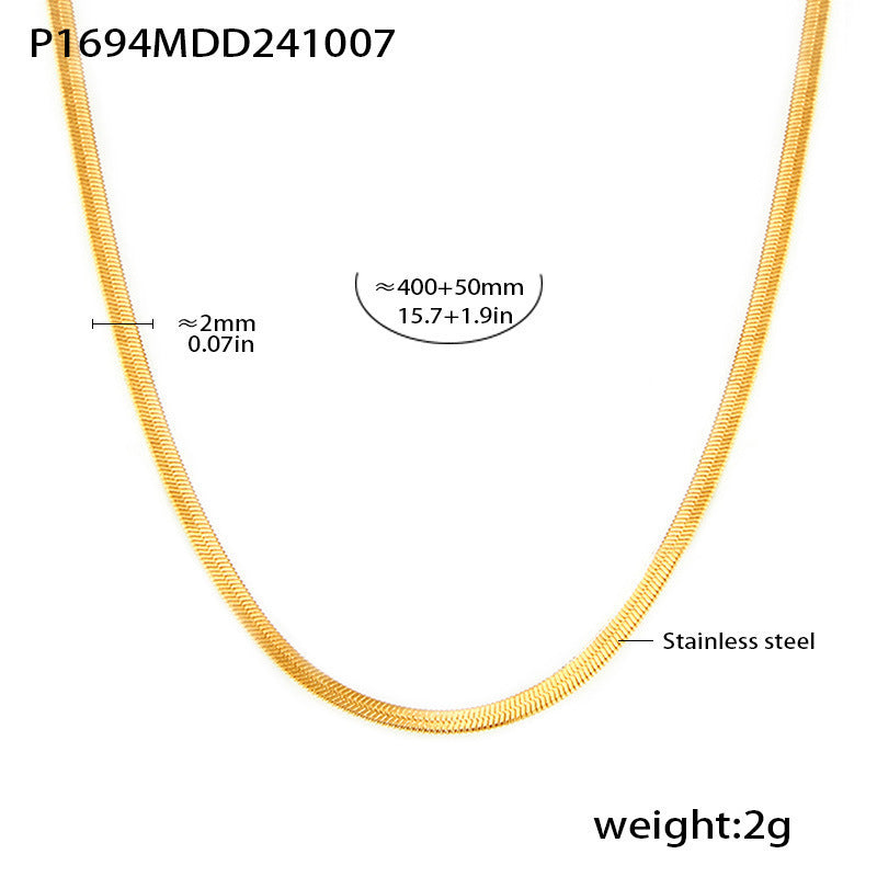 B廠-MAMA愛心超閃鋯石項鍊手鍊不鏽鋼18K金氣質套裝「TXP297-TXE297」25.07-1