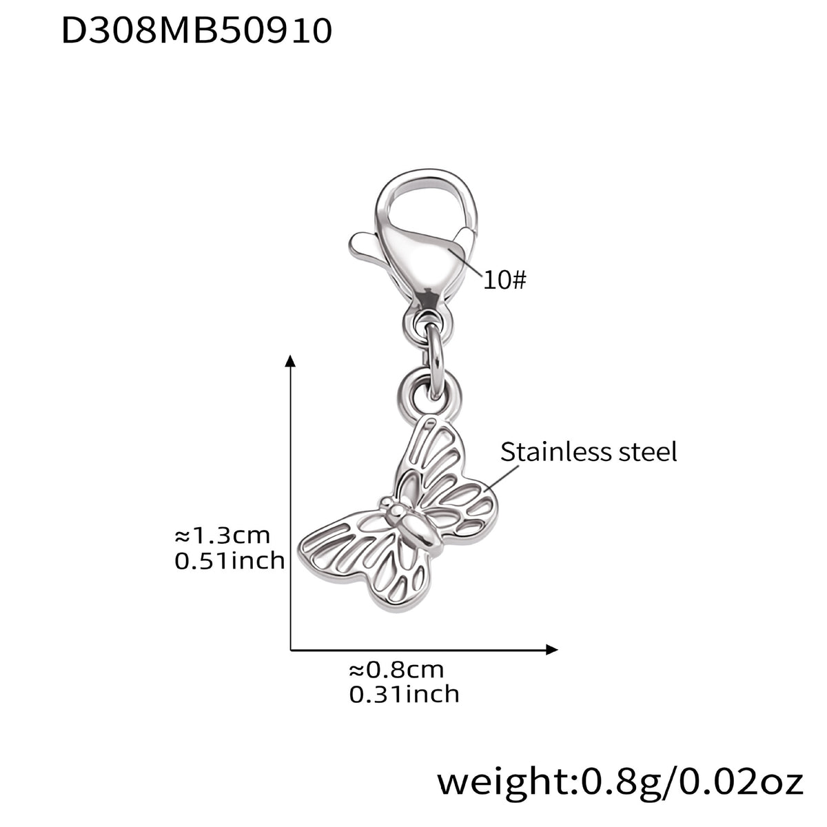 B廠-新款不鏽鋼DIY多吊墜小蜜蜂項鍊手鍊腳鏈套裝小眾時尚飾品「TXP392」25.09-3