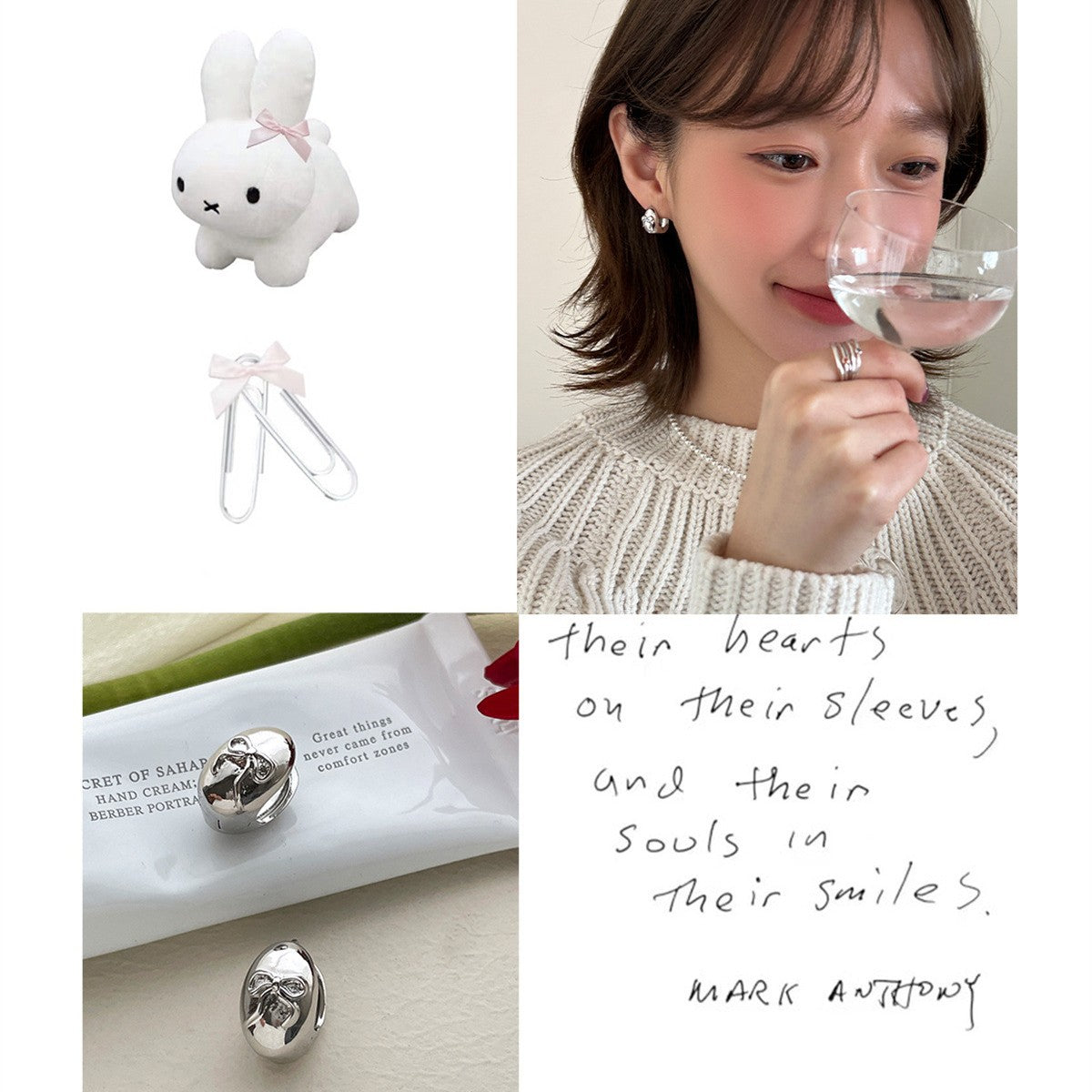C廠-極簡百搭蝴蝶結耳環女個性冷淡風高級感鵝蛋銀針耳環日常氣質耳飾「EH-3468」25.04-3